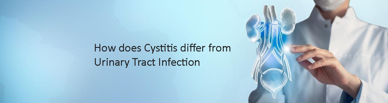 How does Cystitis differ from Urinary Tract Infection