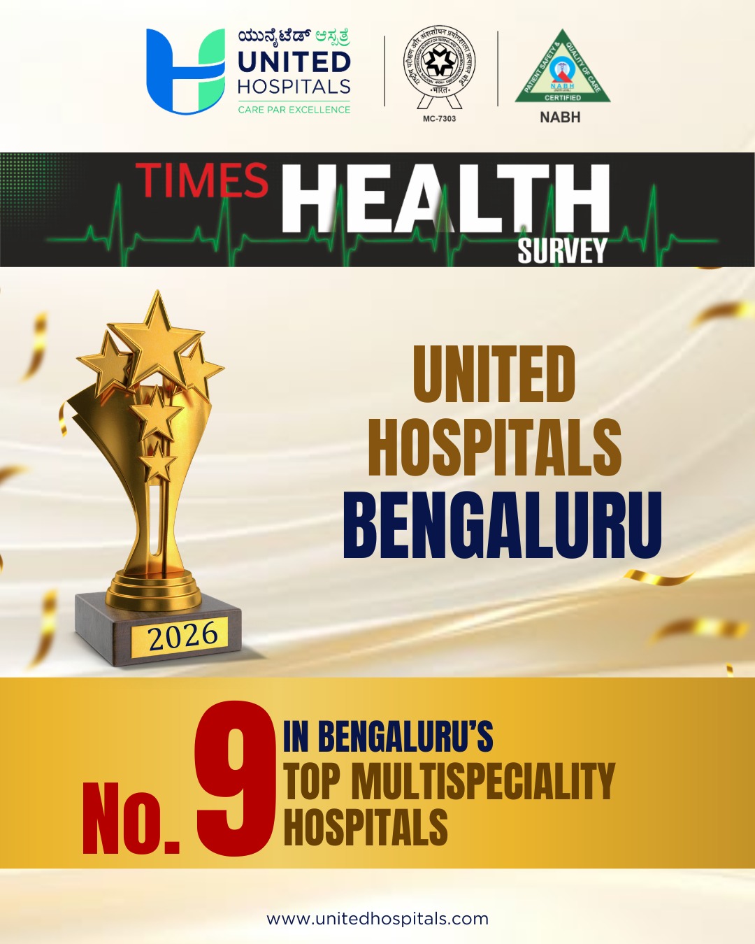 No. 9 – Top Multispeciality Hospitals in Bengaluru